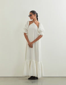 BELLA DRESS + LUCY SLEEVES In White