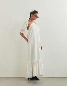 BELLA DRESS + LUCY SLEEVES In White