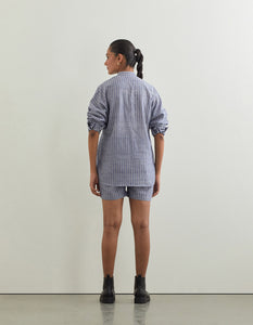 CYRUS SHIRT In Blue Stripes